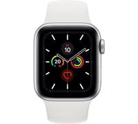 Apple Watch Series 5 (2019) | 40 mm | Alluminio | GPS + Cellular | argento | Cinturino Sport bianco