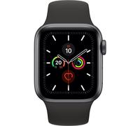 Apple Watch Series 5 (2019) | 40 mm | Alluminio | GPS | grigio siderale | Cinturino Sport nero
