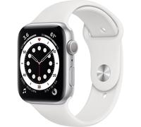 Apple Watch Series 6 (2020) GPS 44 mm - Alluminio Argento - Cinturino Sport Bianco