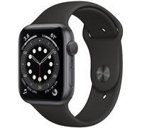 Apple Watch Series 6 Alluminio 44 mm (2020) | GPS | grigio siderale | Cinturino Sport nero