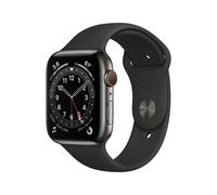 Apple Watch Series 6 OLED 44 mm Digitale 368 x 448 pixel Schermo touch 4G Grafite Wifi GPS (satellite)- Ricondizionato - Ottime condizioni