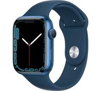 Apple Watch Series 7 Alluminio 45 mm (2021) | GPS | blu | Cinturino Sport Blu abisso