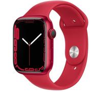 Apple Watch Series 7 Alluminio 45 mm (2021) | GPS + Cellular | rosso | Cinturino Sport rosso