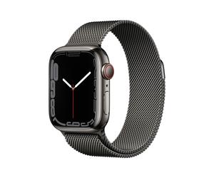 Apple Watch Series 7 OLED 45 mm Digital Touchscreen 4G Graphite Wifi GPS (satellite), graphite - Nouvo