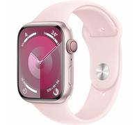 Apple Watch Series 9 GPS + Cellular - 45mm - Boîtier Pink Aluminium - Bracelet Light Pink Sport Band - M/L
