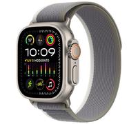 Apple Watch Ultra 2 GPS + Cellular, Cassa 49m in Titanio con Verde/Grigio Trail Loop - S/M