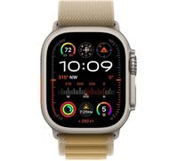 Apple Watch Ultra 2 GPS + Cellular - 49 mm - Cassa in titanio naturale - Cinturino ad anello alpino marrone chiaro - Medio