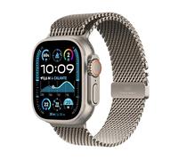 Apple Watch Ultra 2 GPS + Cellular 49 mm Sportwatch con robusta cassa in titanio Naturale e Loop in maglia milanese Naturale - Medium. Fitness tracker, GPS di precisione, luminoso display Retina