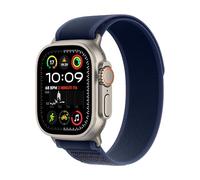 Apple Watch Ultra 2 GPS + Cellular 49 mm Sportwatch con robusta cassa in titanio Naturale e Trail Loop Azzurro - S/M. Fitness tracker, GPS di precisione, tanta autonomia, luminoso display Retina