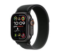 Apple Watch Ultra 2 GPS + Cellular 49 mm Sportwatch con robusta cassa in titanio Nero e Trail Loop Nero - M/L. Fitness tracker, GPS di precisione, tanta autonomia, luminoso display Retina