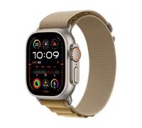 Apple Watch Ultra 2 GPS + Cellular 49mm Cassa in Titanio con Tan Alpine Loop - S