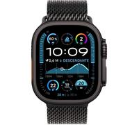Watch Ultra 2 GPS + Cellular 49 mm Cassa in Titanio Nero con Cinturino Milanese in Titanio Nero Taglia L - Nouvo