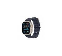 Apple Watch Ultra 2 GPS + Cellular 49mm Cassa in Titanio con Navy Ocean Band