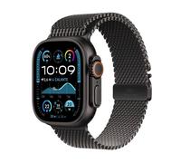 Apple Watch Ultra 2 GPS + Cellular 49mm Cassa Titanio Nero con Nero Titanium Milanese Loop - M