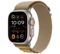 Apple Watch Ultra 2 GPS + Cellular 49mm Cassa in Titanio con Tan Alpine Loop - Medium