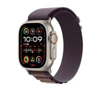 Apple Watch Ultra 2 GPS + Cellular 49mm Smartwatch con robusta cassa in titanio e Alpine Loop indaco - Medium. Fitness tracker, GPS di precisione, tasto Azione, batteria a lunghissima durata