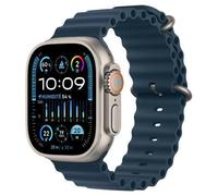 Apple Watch Ultra 2 GPS + Cellular 49mm Cassa in Titanio con Navy Ocean Band