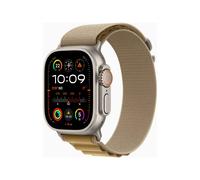 Apple Watch Ultra 2 GPS + Cellular 49mm Cassa in Titanio con Tan Alpine Loop - Medium
