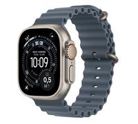 Apple Watch Ultra 3 (2025) GPS + Cellular 49mm Natural Titanium Case Ocean Band Anchor Blue EU
