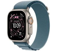 Apple Watch Ultra 3 GPS + Cellular 49 mm Cassa in titanio naturale Alpine Loop Azzurro Grande