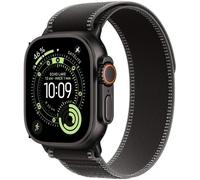 Apple Watch Ultra 3 GPS + Cellular 49 mm con cassa in titanio nero e cinturino Trail Loop nero/antracite M/L