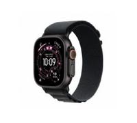 Apple Watch Ultra 3 GPS + Cellular 49mm, Cassa in Titanio color Nero con cinturino Nero Alpine Loop - Large - MF0X4QL/A