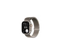 Apple Watch Ultra 3 GPS + Cellular 49mm, Cassa in Titanio Naturale con cinturino Natural Titanium Milanese Loop - Medium
