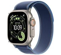 Apple - Watch Ultra 3 GPS + Cellular 49mm Cassa Titanio con Trail Loop Blu /Blu Acceso - S /M