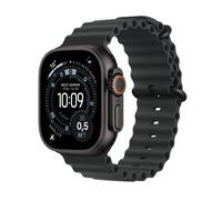Apple Watch Ultra 3 GPS + Cellular 49mm, Cassa in Titanio color Nero con cinturino Nero Ocean Band