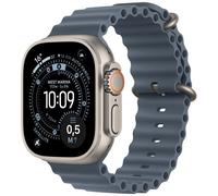 Apple - Watch Ultra 3 GPS + Cellular 49mm Cassa Titanio with Anchor Blue Ocean Band