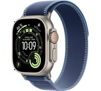 Apple Watch Ultra 3 GPS+Cellular 49mm Natural Titanium con Cinturino Trail Loop Blue/Bright Blue M/L Europa