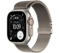 Apple Watch Ultra 3 GPS + Cellular 49mm, Cassa in Titanio Naturale con cinturino Natural Titanium Milanese Loop - Large
