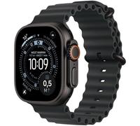 Apple Watch Ultra 3 GPS + Cellular 49mm, Cassa in Titanio color Nero con cinturino Nero Ocean Band