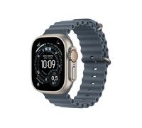 APPLE Watch Ultra 3 GPS + Cellular, Cassa in titanio naturale (49 mm) con Cinturino Ocean blu salmastro