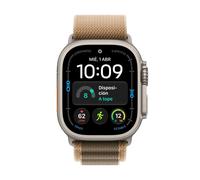APPLE Watch Ultra 4 GPS + Cellular, cassa in Titanio Naturale da (49 mm) con Alpine Loop color duna - Medium