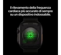 Apple Watch Ultra 4 GPS + Cellular, Cassa 49 mm in titanio naturale con Trail Loop sabbia - S/M Apple