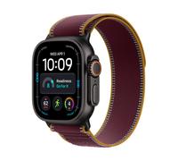 Apple Watch Ultra 4 GPS + Cellular, Cassa 49 mm in titanio nero con Trail Loop borgogna - S/M Apple
