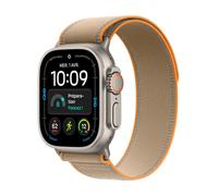 Apple Watch Ultra 4 (GPS + Cellular) Cassa da 49 mm in Titanio Naturale con cinturino Trail Loop Sabbia - M/L - Nouvo