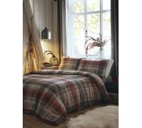 Appletree Appletree Connolly Check Brushed upersoft 100% Brushed Cotton Check Bed Set rosso