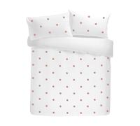 Appletree Appletree Tufted Polka Dot Garden 100% Pure Cotton Bed Set Bianco