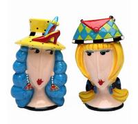 Appletree Design Let's Go Shopping Salt and Pepper Set 3-1/2-Inch