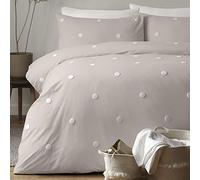 Appletree DOT Garden-Set Copripiumino, Cotone, Lino con Pois Bianchi, King