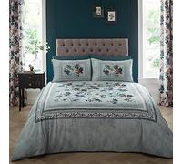 Appletree Heritage Windsford - Set copripiumino 100% cotone, per letto king size, colore: foglia di tè