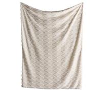 Appletree Hygge - Coperta in poliestere riciclato, 150 x 200 cm, jacquard bou on diamanti Arlecchino trapuntati, collezione Cosy Diamond