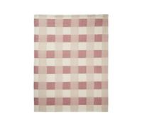Appletree Hygge - Coperta in poliestere riciclato, naturale, 150 x 200 cm, retro sherpa, per adulti, motivo a quadri