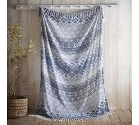 Appletree Hygge Copriletto Sakari in blu, 130 x 180 cm