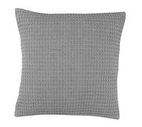 Appletree Loft - Federa per cuscino a nido d'ape, 43 x 43 cm, colore: Argento