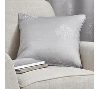 Appletree Loft Harvest - Federa per cuscino jacquard, 43 x 43 cm, colore: Argento