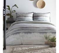 Appletree - Set Copripiumino con Motivo Paesaggio e Indumenti lavati, in Cotone, per Letto King Size