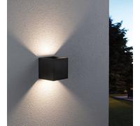 Paulmann Cybo LED parete esterna, RGBW, 10x10cm, antracite Paulmann